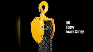 Schwerlast-Hebelkettenzug 1,5 Tonnen, Gelb