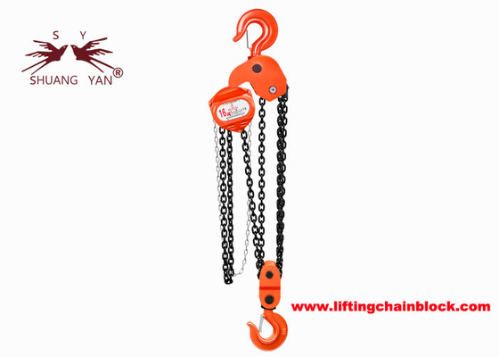 16 Ton Construction Lifting Equipment Chain Block-Pulver-Malerei mit 4:1 Sicherheit