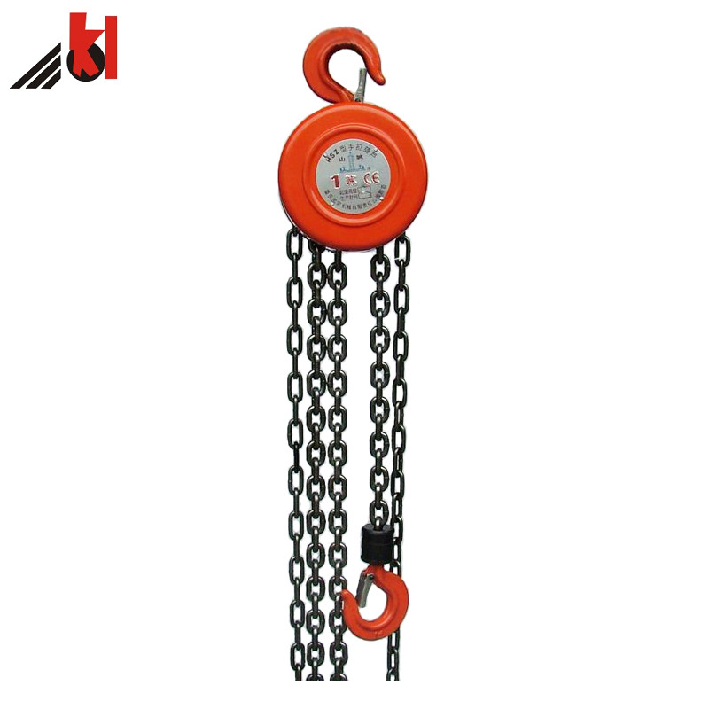 Stahl ISO 9001 1 Ton Round Lifting Manual Chain-Block